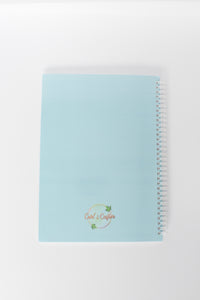 Pretty in Blue Spiral Notebook